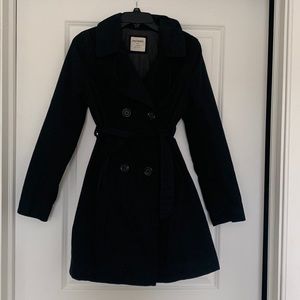 Old Navy Black Trench Coat